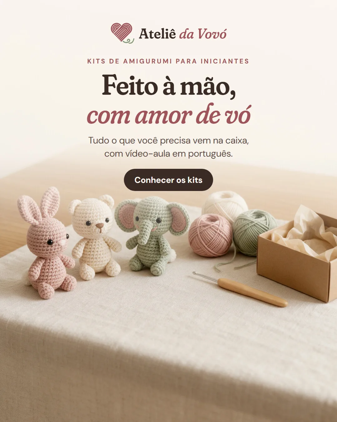 Feito à mão, com amor de vó